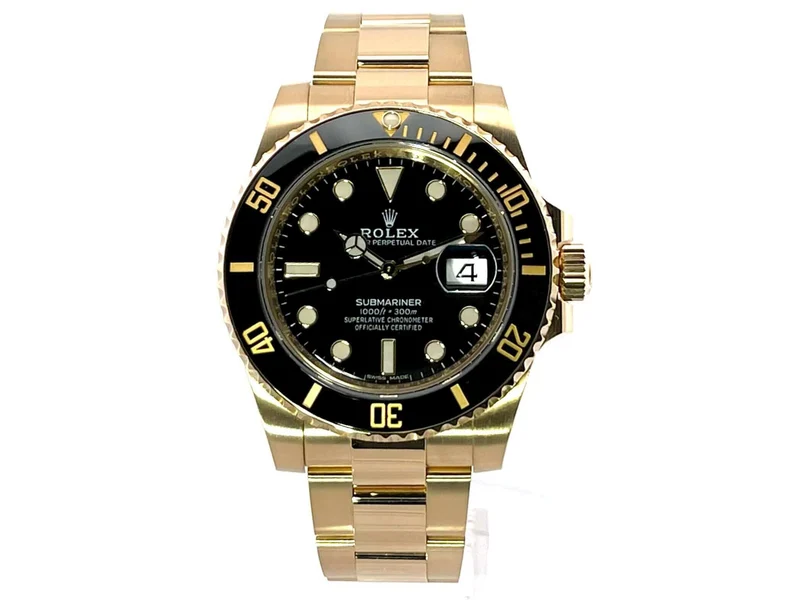Rolex Submariner Date 116618 LN Gelbgold
