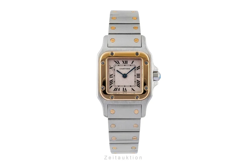 Cartier Santos steel / gold quartz women's watch W20012C4 [2507518]