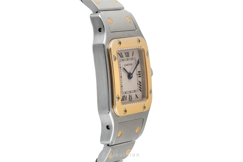 Cartier Santos steel / gold quartz women's watch W20012C4 [2507518]