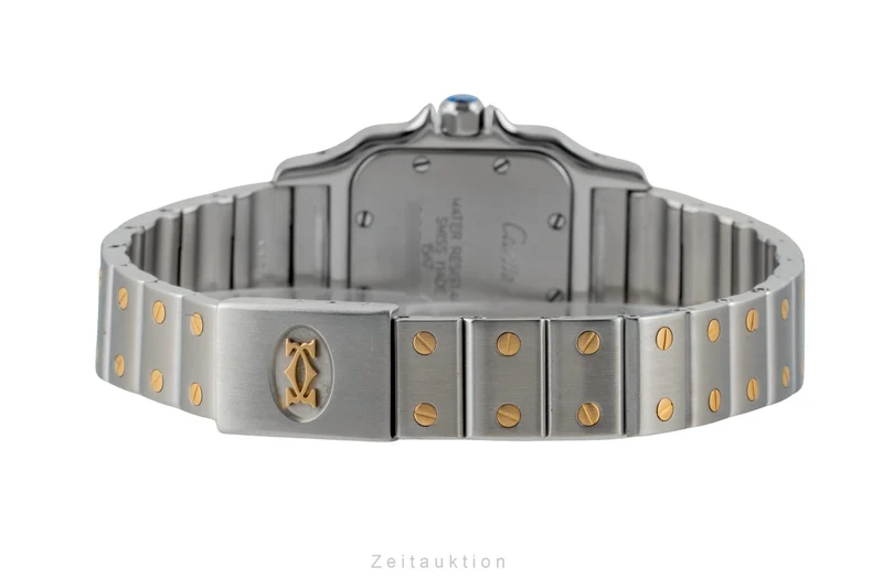 Cartier Santos steel / gold quartz women's watch W20012C4 [2507518]