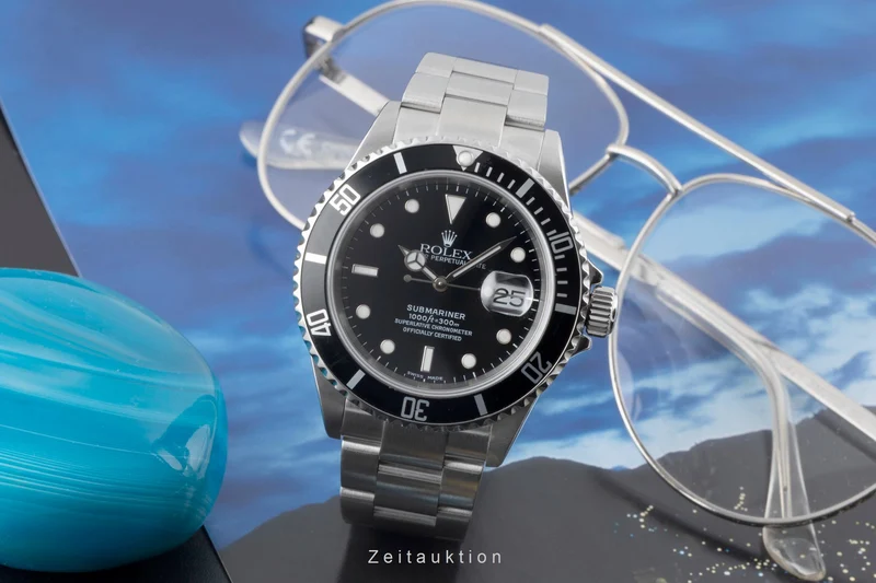 Rolex Submariner steel automatic men's watch 16610 T [2600857]