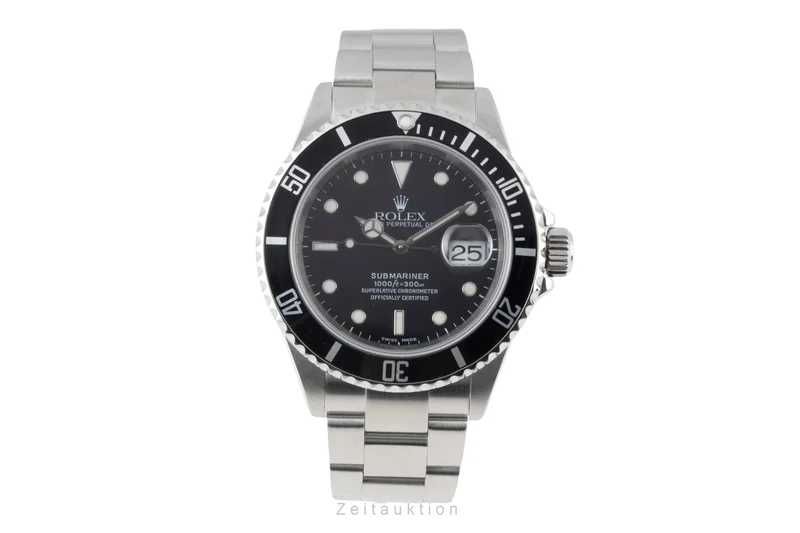Rolex Submariner steel automatic men's watch 16610 T [2600857]