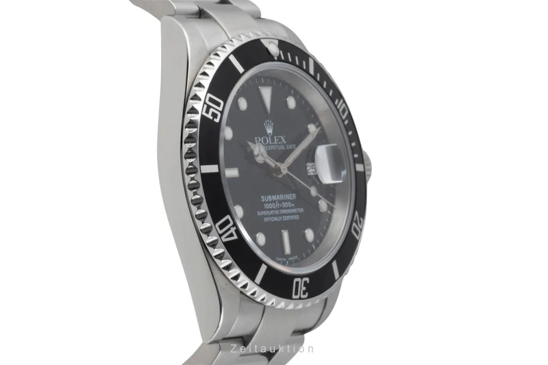 Rolex Submariner steel automatic men's watch 16610 T [2600857]