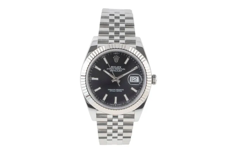 Rolex Datejust steel / white gold automatic men's watch 126334 [2601061]