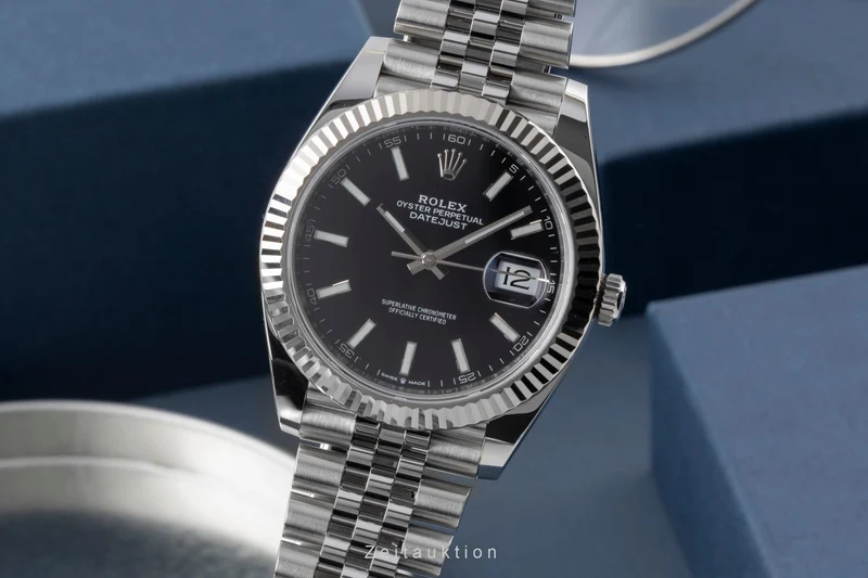 Rolex Datejust steel / white gold automatic men's watch 126334 [2601061]