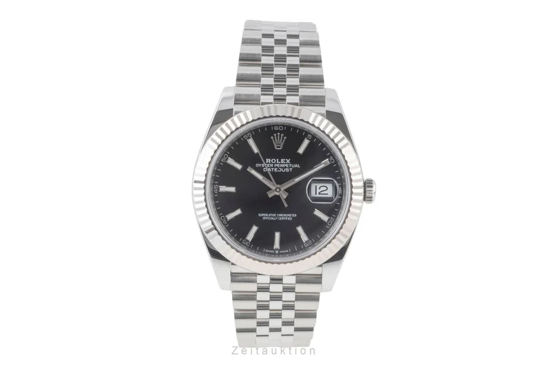Rolex Datejust steel / white gold automatic men's watch 126334 [2601061]