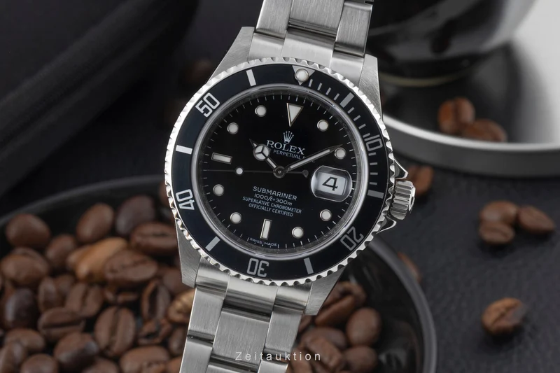 Rolex Submariner steel automatic men's watch 16610 [2601048]
