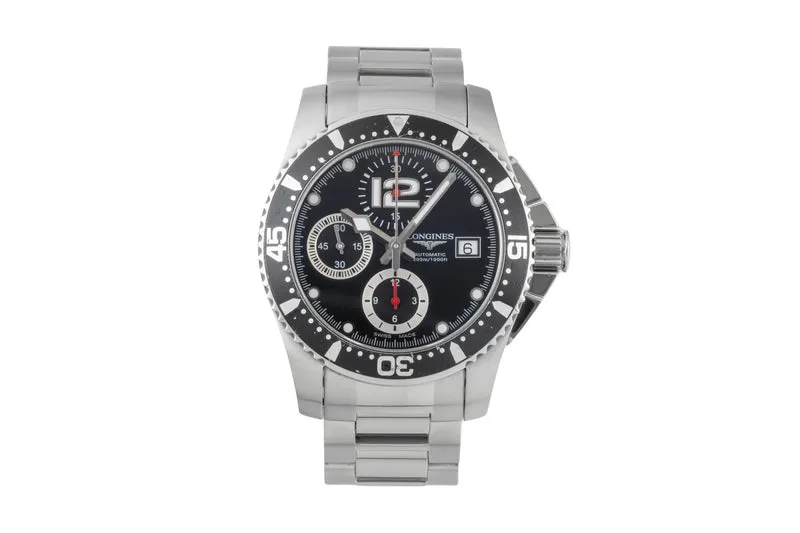 Longines Hydro Conquest chronograph steel automatic men's watch L3.644.4 [2600442]