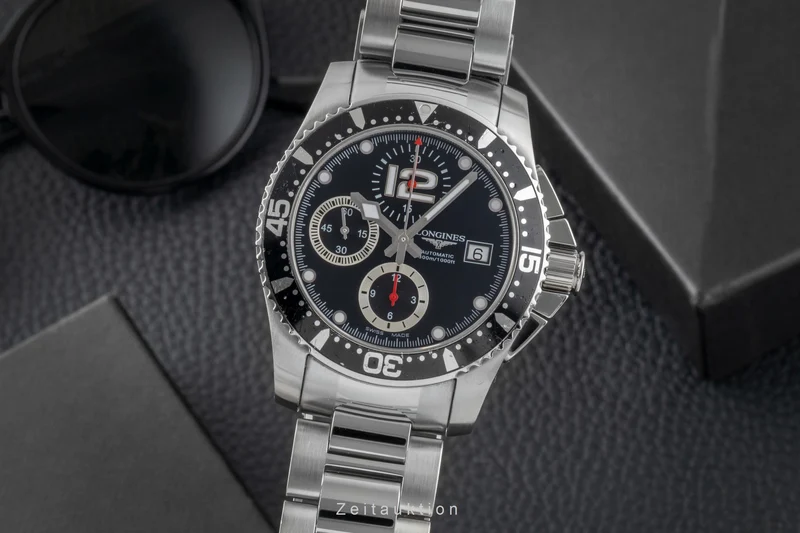 Longines Hydro Conquest chronograph steel automatic men's watch L3.644.4 [2600442]