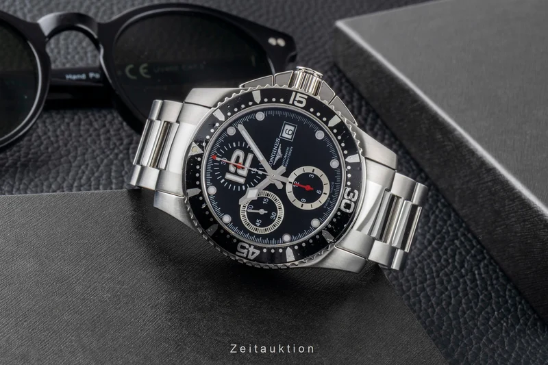 Longines Hydro Conquest chronograph steel automatic men's watch L3.644.4 [2600442]