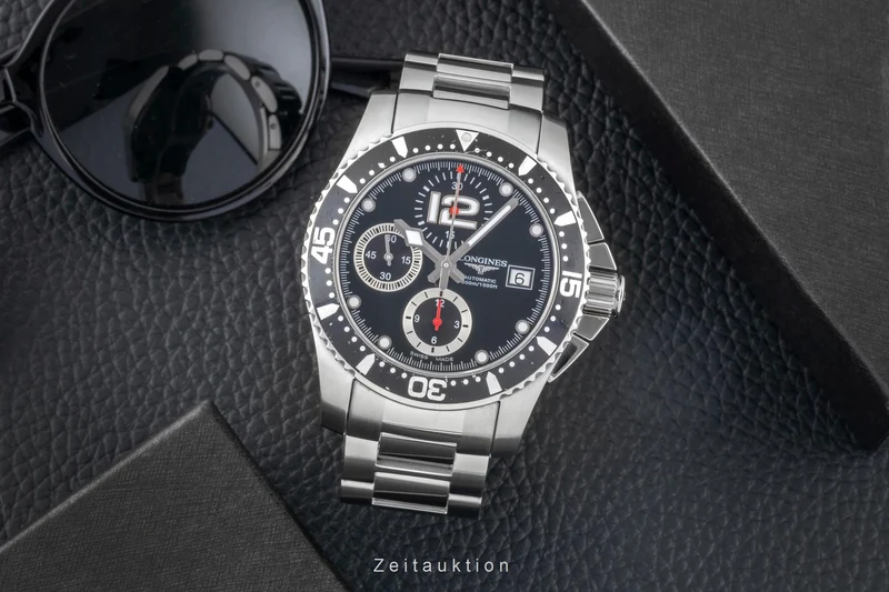 Longines Hydro Conquest chronograph steel automatic men's watch L3.644.4 [2600442]