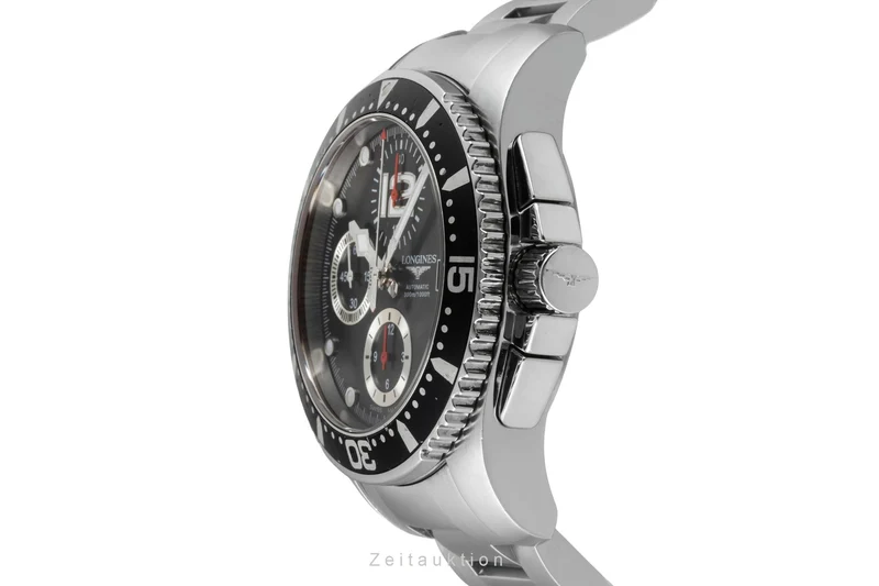 Longines Hydro Conquest chronograph steel automatic men's watch L3.644.4 [2600442]