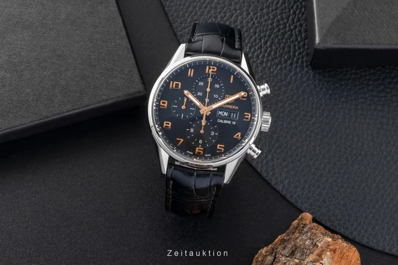 Tag Heuer Carrera chronograph steel automatic men's watch CV2A1AB.FC6379 [2601044]