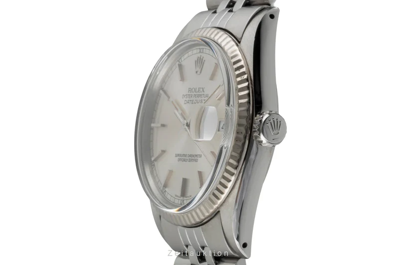 Rolex Datejust steel / white gold automatic men's watch 16014 [2600949]