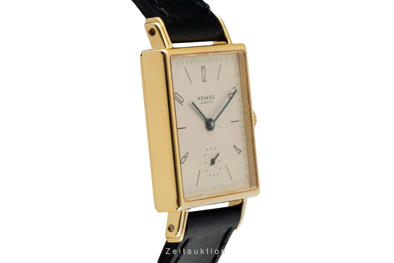 Nomos Tetra 18 ct gold manual winding men's watch Tetra Gold [2600704]
