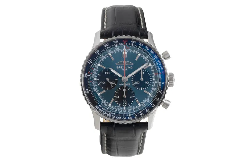 Breitling Navitimer 01 chronograph steel automatic men's watch AB0139241C1P1 LP: 9500EUR [2600861]