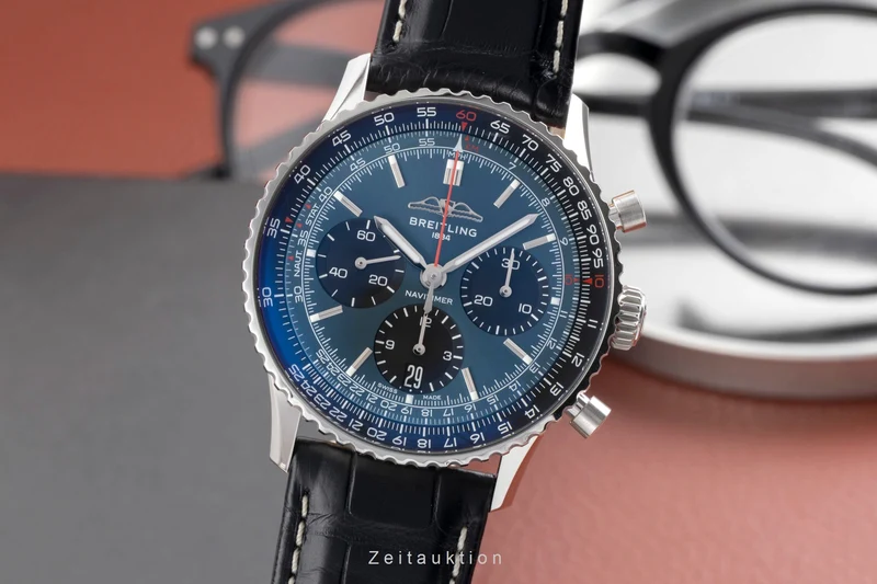 Breitling Navitimer 01 chronograph steel automatic men's watch AB0139241C1P1 LP: 9500EUR [2600861]