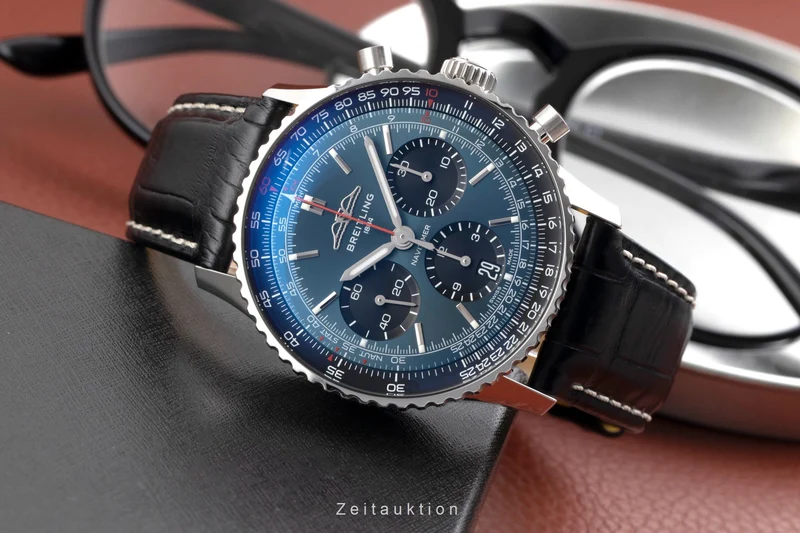 Breitling Navitimer 01 chronograph steel automatic men's watch AB0139241C1P1 LP: 9500EUR [2600861]