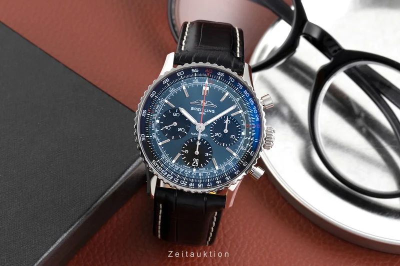 Breitling Navitimer 01 chronograph steel automatic men's watch AB0139241C1P1 LP: 9500EUR [2600861]
