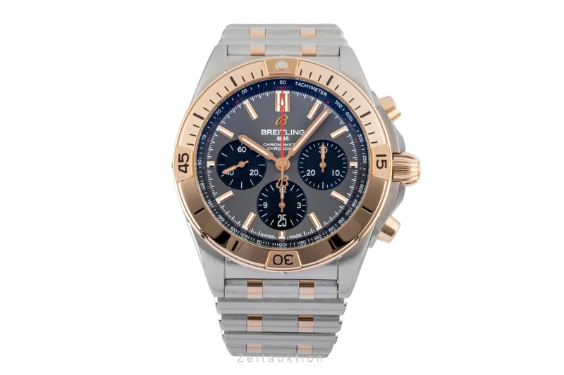 Breitling Chronomat chronograph steel / gold automatic men's watch UB0134101B1U1 LP: 14200EUR [2600722]