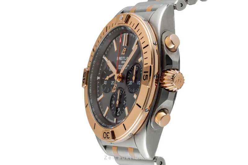 Breitling Chronomat chronograph steel / gold automatic men's watch UB0134101B1U1 LP: 14200EUR [2600722]