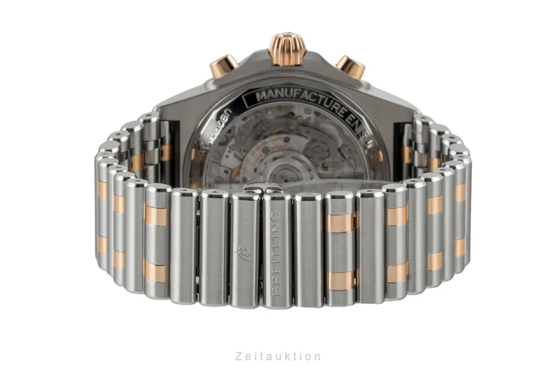 Breitling Chronomat chronograph steel / gold automatic men's watch UB0134101B1U1 LP: 14200EUR [2600722]