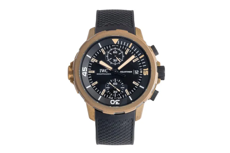 IWC Aquatimer chronograph bronze automatic men's watch IW379503 LP: 11700EUR [2600728]