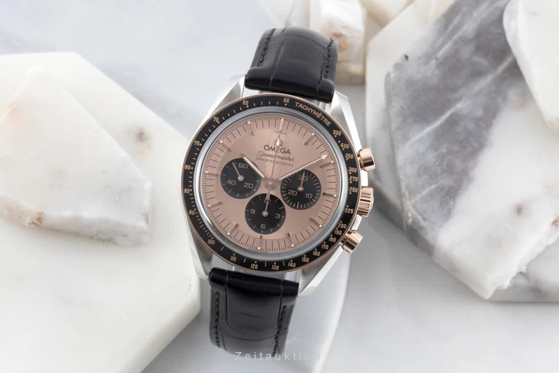 Omega Speedmaster Moonwatch chronograph steel / gold manual winding men's watch 310.23.42.50.99.001 LP: 12300EUR [2600906]