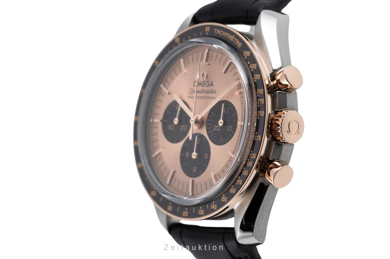 Omega Speedmaster Moonwatch chronograph steel / gold manual winding men's watch 310.23.42.50.99.001 LP: 12300EUR [2600906]