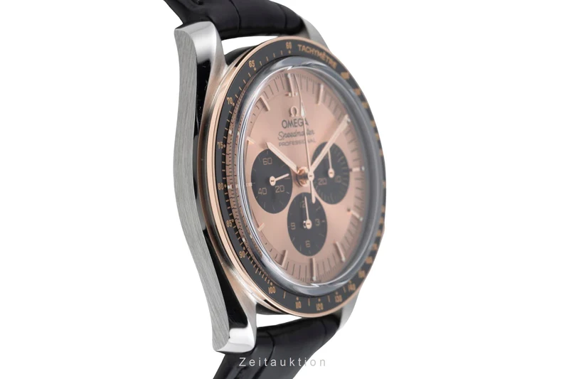 Omega Speedmaster Moonwatch chronograph steel / gold manual winding men's watch 310.23.42.50.99.001 LP: 12300EUR [2600906]