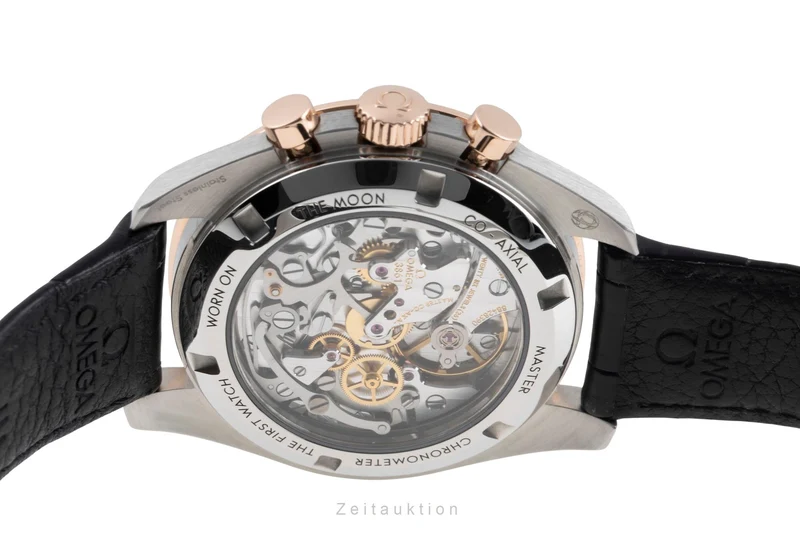 Omega Speedmaster Moonwatch chronograph steel / gold manual winding men's watch 310.23.42.50.99.001 LP: 12300EUR [2600906]