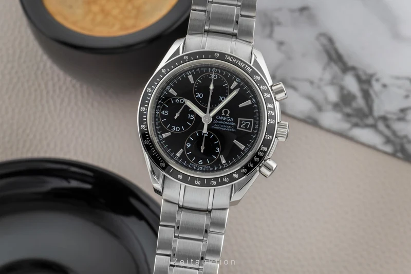 Omega Speedmaster Date chronograph steel automatic men's watch 3210.50.00 [2600738]