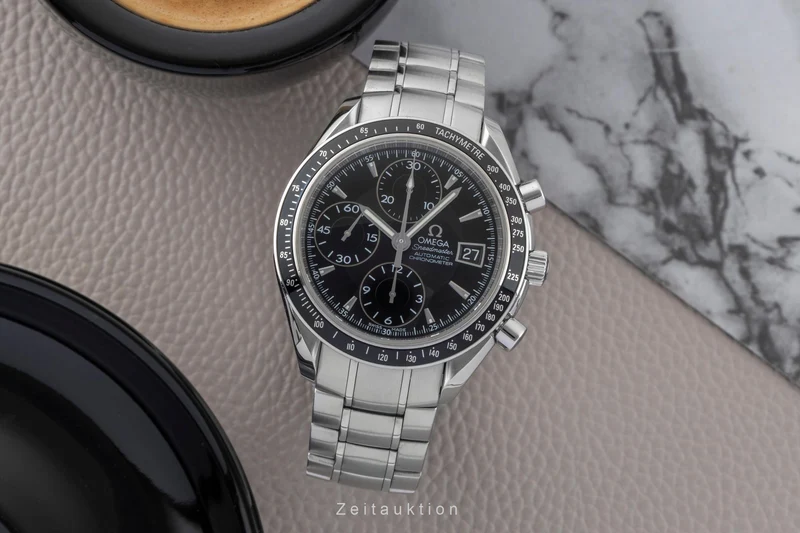 Omega Speedmaster Date chronograph steel automatic men's watch 3210.50.00 [2600738]