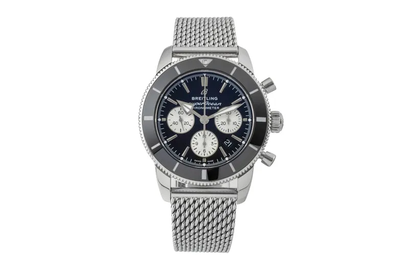 Breitling Superocean chronograph steel automatic men's watch AB0162121B1A1 LP: 9400EUR [2600768]