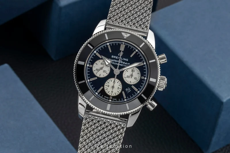 Breitling Superocean chronograph steel automatic men's watch AB0162121B1A1 LP: 9400EUR [2600768]