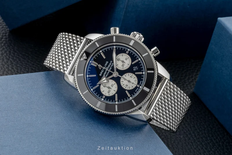 Breitling Superocean chronograph steel automatic men's watch AB0162121B1A1 LP: 9400EUR [2600768]