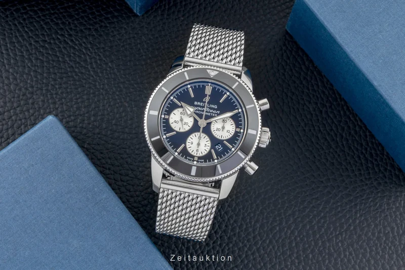 Breitling Superocean chronograph steel automatic men's watch AB0162121B1A1 LP: 9400EUR [2600768]