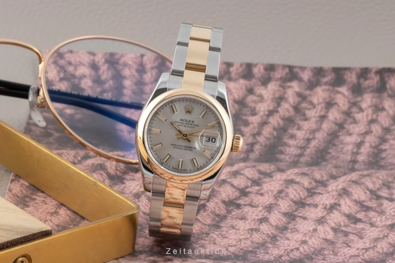 Rolex Lady Datejust steel / gold automatic women's watch 179163 [2600786]