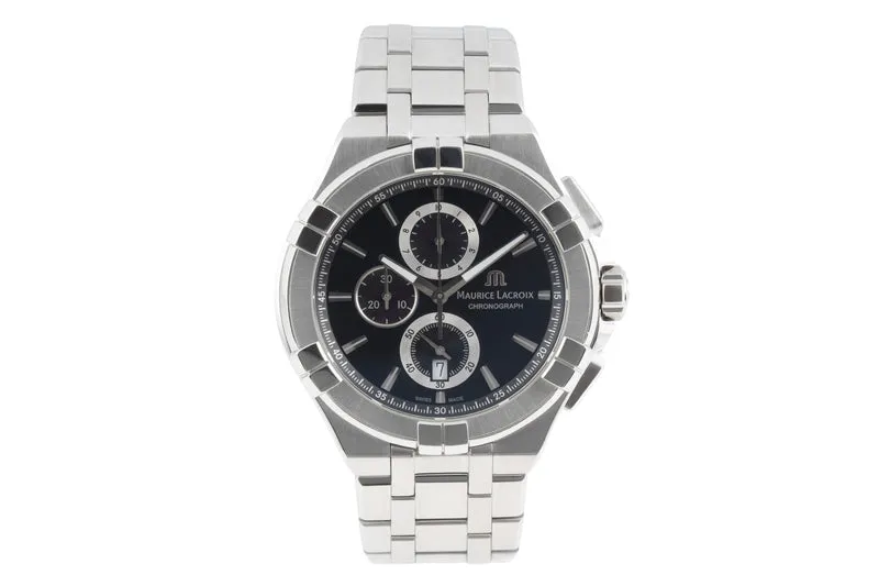 Maurice Lacroix Aikon chronograph steel quartz men's watch AI 1018-SS002-330-1 [2600841]
