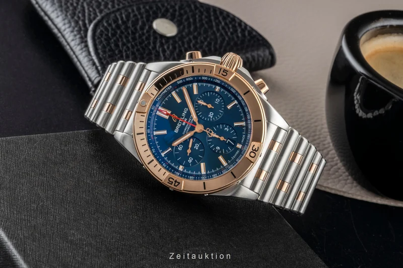 Breitling Chronomat chronograph steel / gold automatic men's watch UB0134101C1U1 LP: 14200EUR [2600506]