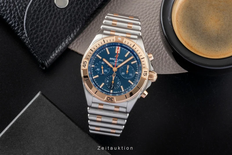 Breitling Chronomat chronograph steel / gold automatic men's watch UB0134101C1U1 LP: 14200EUR [2600506]