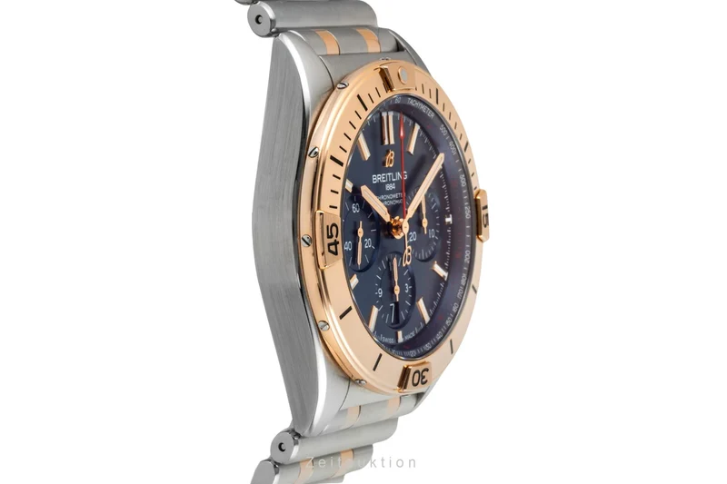 Breitling Chronomat chronograph steel / gold automatic men's watch UB0134101C1U1 LP: 14200EUR [2600506]