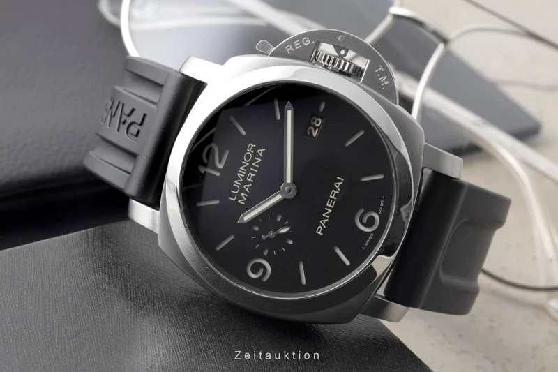 Panerai Luminor Marina steel automatic men's watch PAM00312 LP: 8900EUR [2600567]