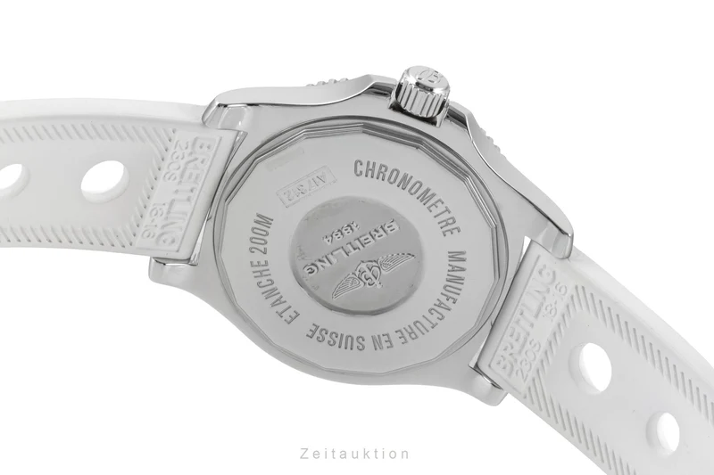 Breitling Superocean steel automatic women's watch A17312 LP: 3650EUR [2600873]