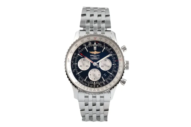 Breitling Navitimer 01 46 chronograph steel automatic men's watch AB012721/BD09 LP: 9850EUR [2600457]