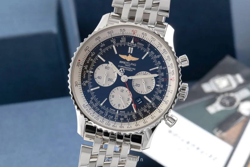 Breitling Navitimer 01 46 chronograph steel automatic men's watch AB012721/BD09 LP: 9850EUR [2600457]