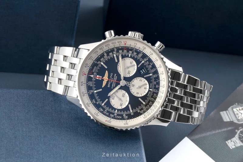 Breitling Navitimer 01 46 chronograph steel automatic men's watch AB012721/BD09 LP: 9850EUR [2600457]