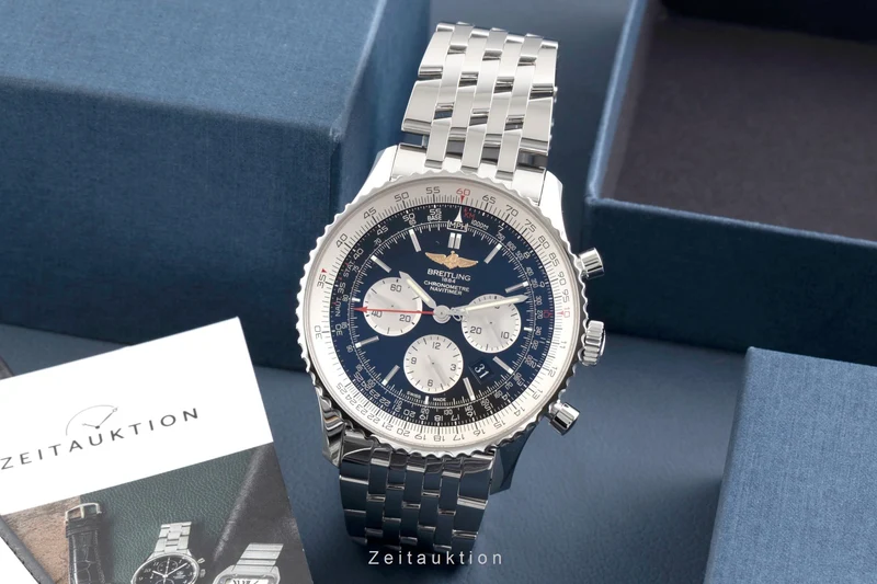 Breitling Navitimer 01 46 chronograph steel automatic men's watch AB012721/BD09 LP: 9850EUR [2600457]