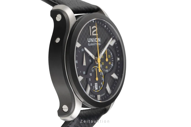 Union Glashütte Belisar chronograph steel automatic men's watch D002.627A LP: 2950EUR [2600817]