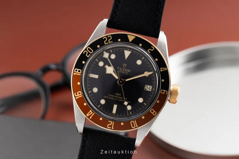 Tudor Black Bay steel / gold automatic men's watch 79833MN-0004 LP: 5150EUR [2600850]